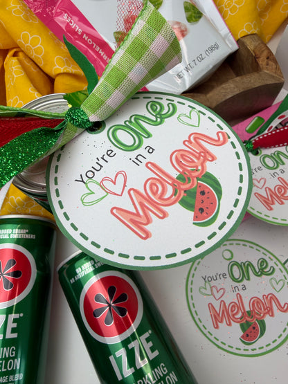 You’re One in a Melon Printable Gift Tags