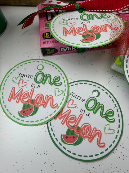 You’re One in a Melon Printable Gift Tags
